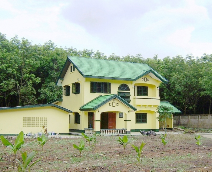  2 storey Country Villa, Laem Ngob, Trat 1.5 Rai plot, countryside.