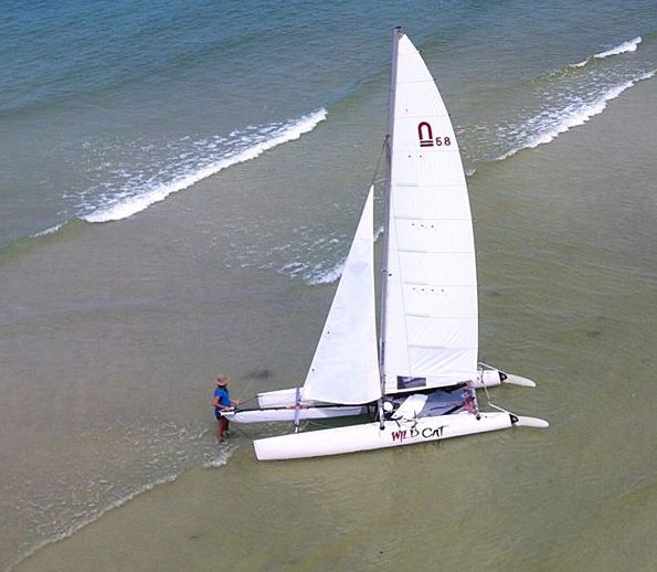 19 ' nacra 5.8 catamaran boats under 21' for sale ko