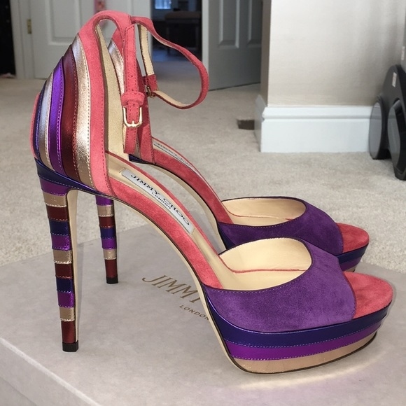 JIMMY CHOO Max 120 Sandal Open Umn Size 38 New Shoes - Pattaya ...