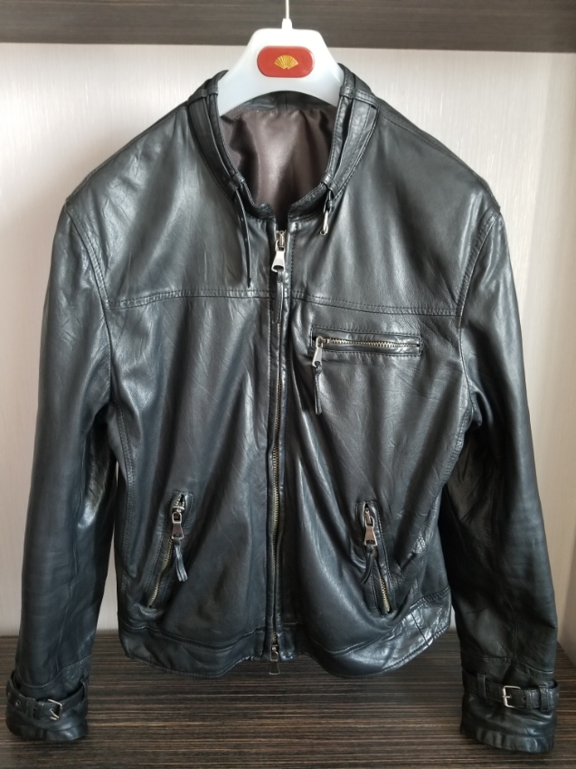 Leather Jacket Empresa made in Italy | Clothing, Shoes & Accessories ...