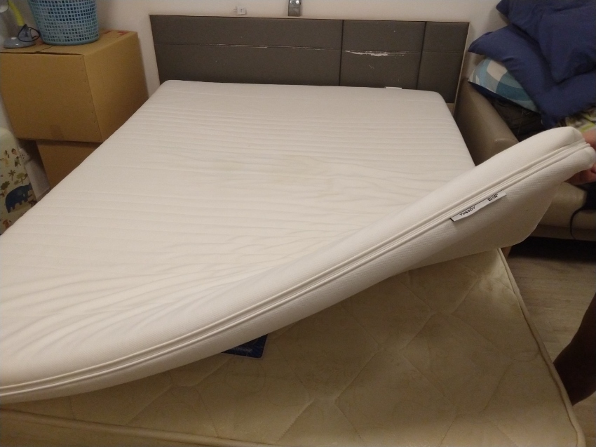 washing ikea mattress pad