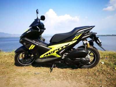 Yamaha Aerox 155cc, 6,800km, 2017 model. Beautiful condition!