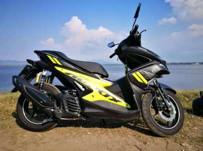 Yamaha Aerox 155cc, 6,800km, 2017 model. Beautiful condition!