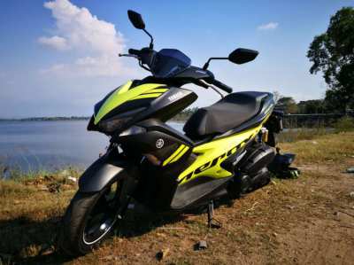 Yamaha Aerox 155cc, 6,800km, 2017 model. Beautiful condition!