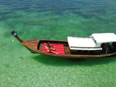 Long tail boat in excellent condition เรือหางยาว มือสอง สภาพนางฟ้า
