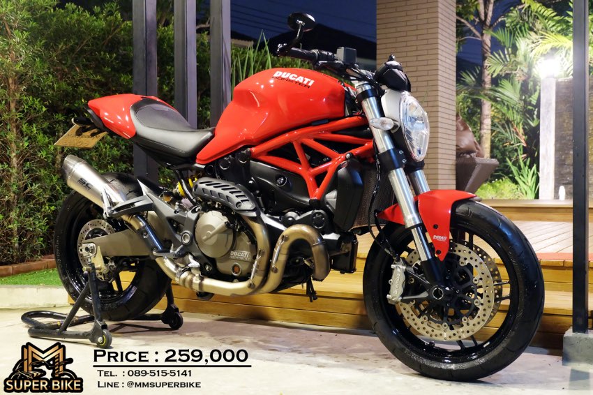 Ducati Monster 821 2016 With SC Project Exhaust & Only 12,2xx Kms ...