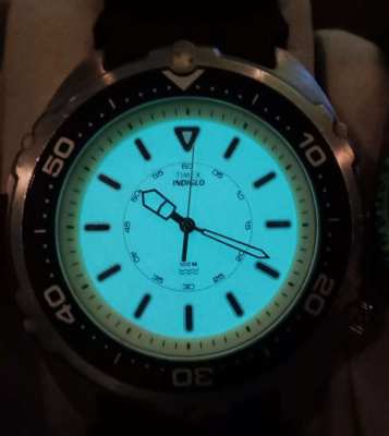 Timex Indiglo 45mm Dive Watch