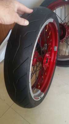 Honda CRF 250L supermoto wheels