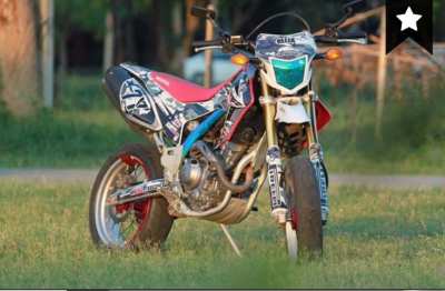 Honda CRF 250L supermoto wheels