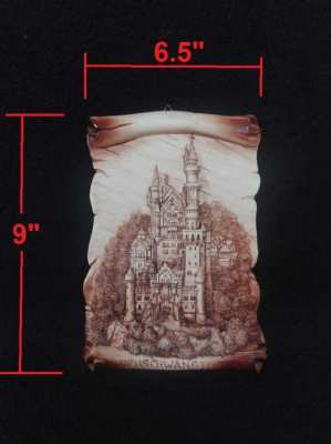 SOLD!!! German Wall Plate Neuschwanstein Castle