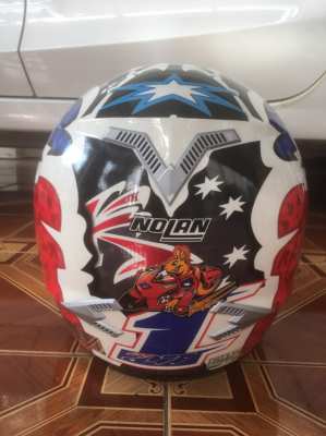 Nolan helmet. Signed Casey Stoner Replica