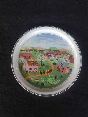 Ceramic Collectable Four Seasons Plate