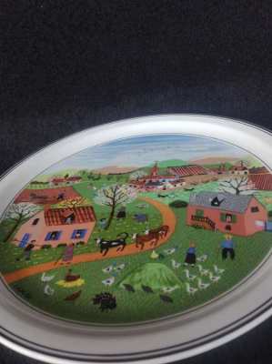 Ceramic Collectable Four Seasons Plate