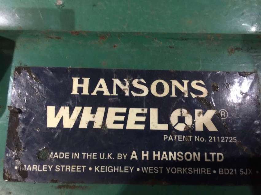 Hansons VGP11 wheel clamp