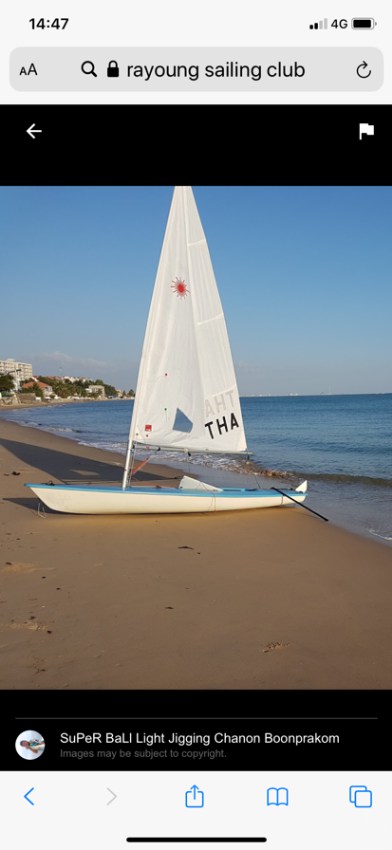 laser sailboat for sale thailand