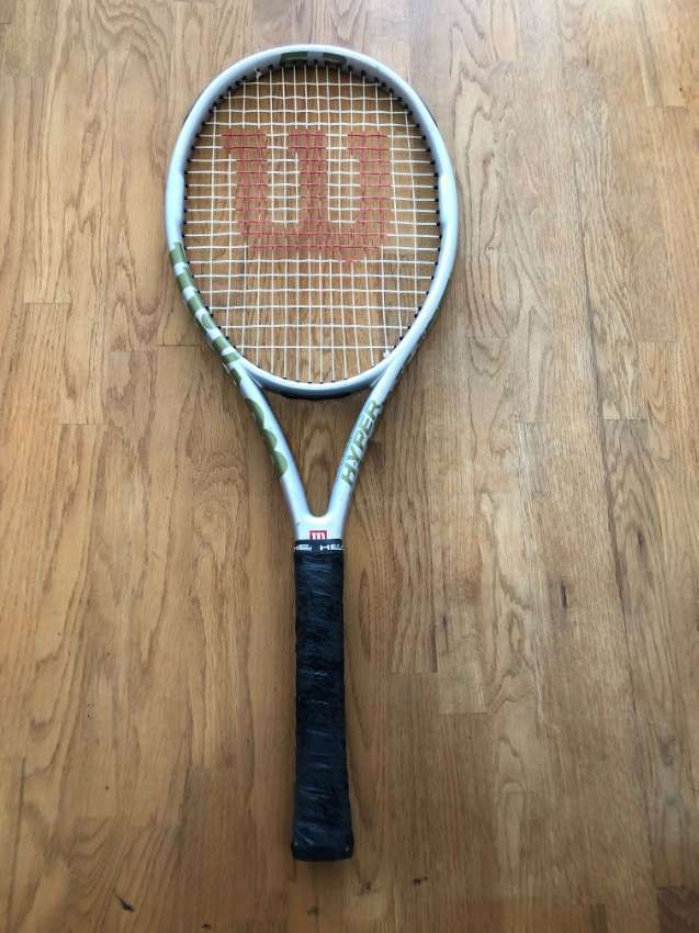 Wilson Hyper Hammer 5.3 Tennis Racket (Silver) | Sporting Equipment ...