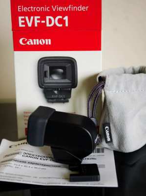 Canon EVF-DC1 Electronic Viewfinder for Canon EOS M3 M6 G1X Mark 2 G3X