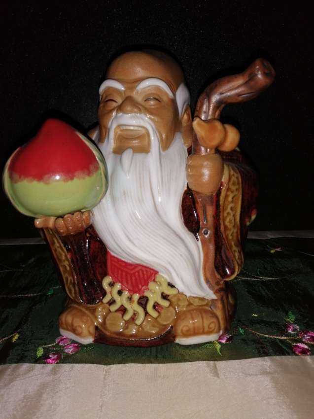 Chinese statue pottery 3 pieces Fu Lu Shou | Miscellaneous | Phuket