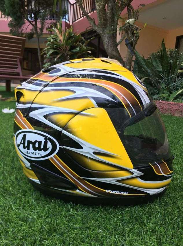 HELMET ARAI RX-7RV YF-DESIGN 'RANDY MAMOLA' | Motorcycles Parts