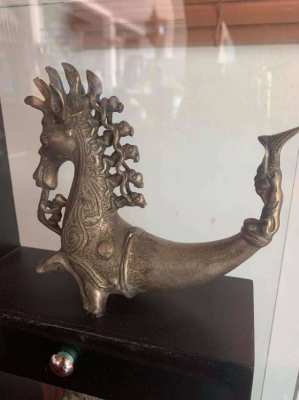 Indonesian Batak Sumatra sea horse lamp