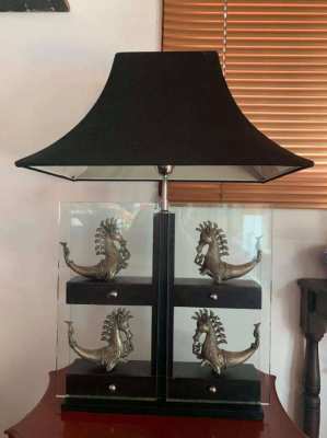 Indonesian Batak Sumatra sea horse lamp