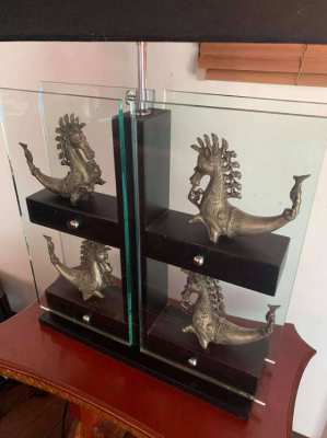 Indonesian Batak Sumatra sea horse lamp