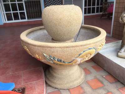 Water Fountain​ , Round. Stone basin