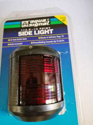 Navigation Lights - Aqua Signal Series 41 P+S