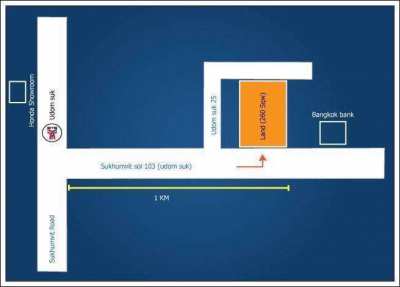 Land for Lease in Sukhumvit soi 103 Udomsuk ( Owners Post)