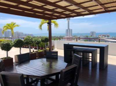 Siam Ocean View 144 sqm 2 Bed/2 Bath condo for rent 45,000,- Baht p/m