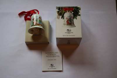 Hutschenreuther Porcelain Christmas Bell 1994 - Baltic Sea Island