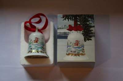 Hutschenreuther Porcelain Christmas Bell 1986 - Fjordland