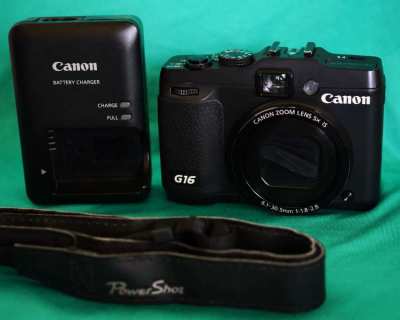 Canon PowerShot G16 Wi-Fi Digital Camera f/1.8-2.8 28-140mm 