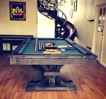 GR8 Billiards Texas Rustic Pool Table 8ft