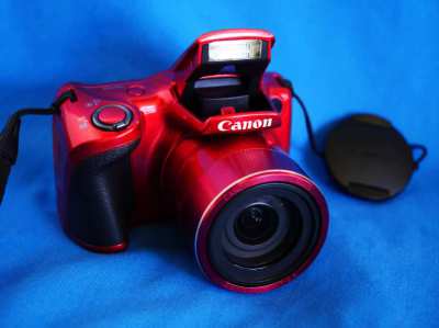 Canon PowerShot SX410 IS 20MP Red Camera (24-960mm Lens) 40X Zoom