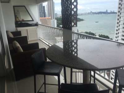 96 sqm Wongamat beach condo best seaview 22th floor