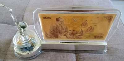 KING RAMA IX COMMEMORATIVE 100 Baht BANKNOTE