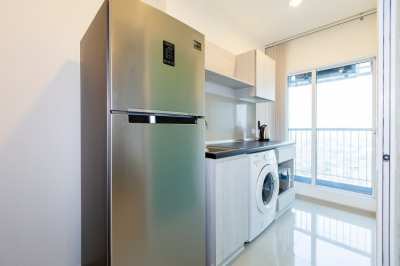 Large 1 bedroom, fully furnished, open view in Aspire Erawan