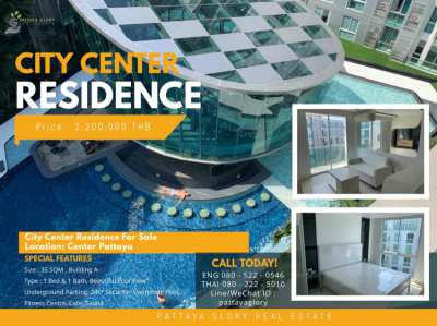 City Center Residence, beautiful Pool View For Sale 