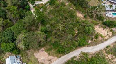 For sale beautiful sea view plot of land in Bophut Koh Samui 