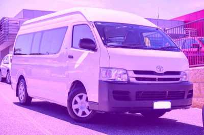 USED 2010 Toyota HiAce Commuter High Roof Super White Automatic Bus