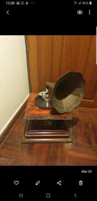 An amazing big gramophone 