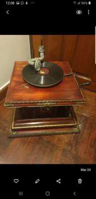 An amazing big gramophone 