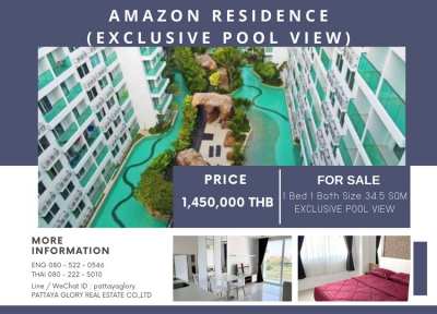 Amazon Residence (Exclusive Pool View) For Sale
