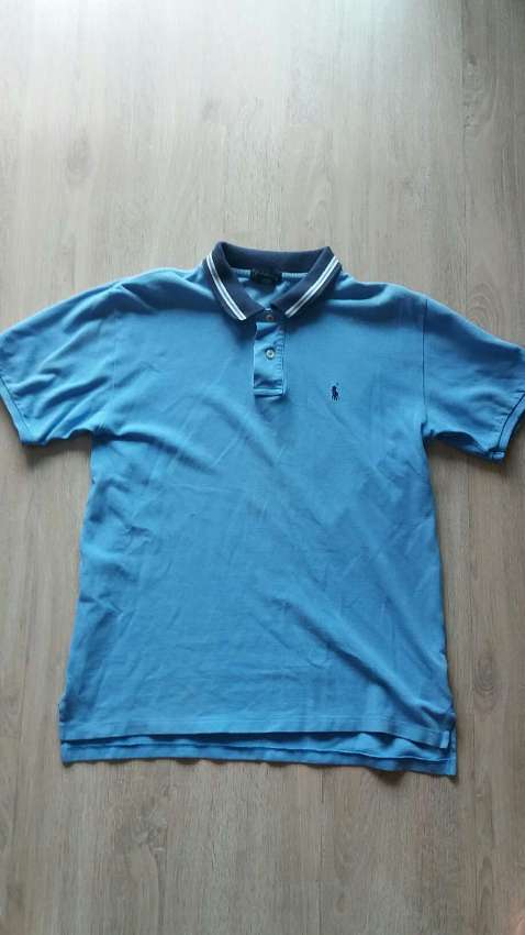 POLO RALPH LAUREN SHIRT - BLUE POLO SHIRT-MEN OR WOMEN