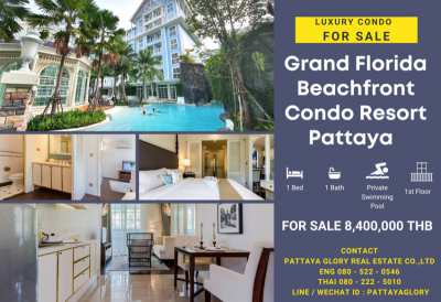 Grand Florida Beachfront Condo Pattaya For Sale 