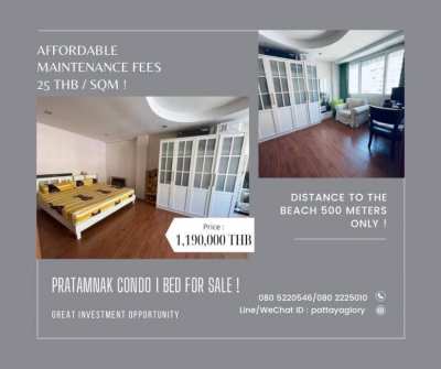 Pratamnak Condo 1 Bed For Sale ! 