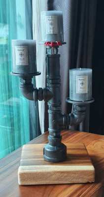 CUSTOM PIPEART LAMPS AND CANDLEABRAS