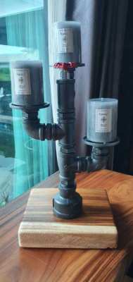 CUSTOM PIPEART LAMPS AND CANDLEABRAS