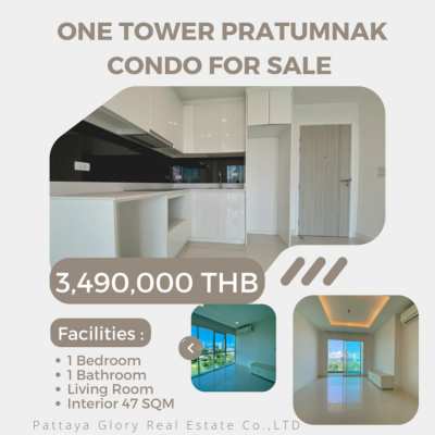 One Tower Pratumnak Condo For Sale ! 